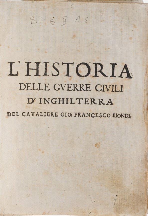 Cardinale Bentivoglio Historia della Fiandra, Venezia, Giunti e Baba, 1645