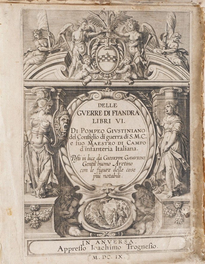 Cardinale Bentivoglio Historia della Fiandra, Venezia, Giunti e Baba, 1645