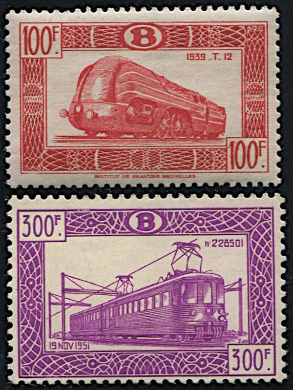 1949/52, Belgio, pacchi postali