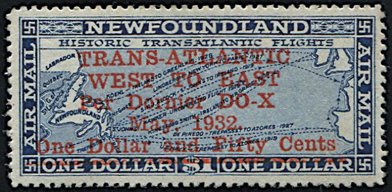 1932, Newfoundland, $ 1,50 on $ 1 deep blue  - Asta Filatelia - Cambi Casa d'Aste