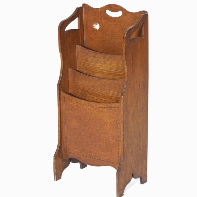 Portariviste in legno. XX secolo  - Asta Antiquariato Settembre - Cambi Casa d'Aste