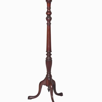 Colonna Portavaso a Torciglione in Legno