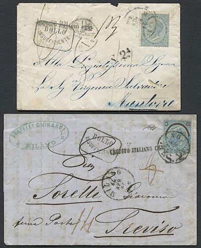 1864/65, Regno D’italia, Due Lettere