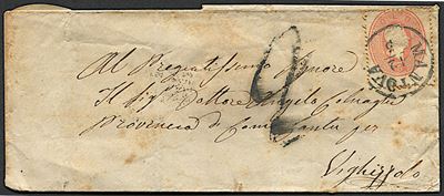 1862, Lombardo Veneto, Lettera da Mantova per Vighizzolo (cantù) del 12 Maggio 1862
