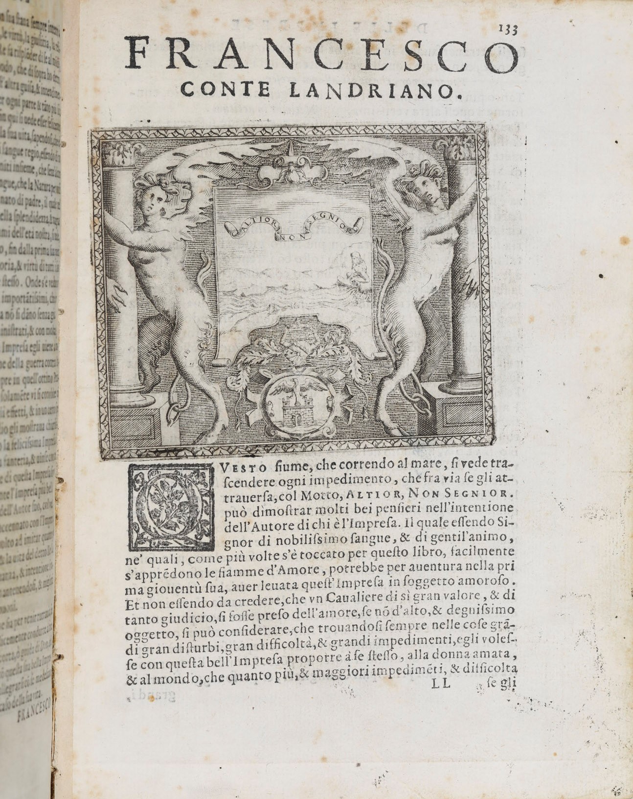 Gerolamo Ruscelli le Imprese Illustri in Venezia Appresso Comin da Trino di Monferrato, 1572.