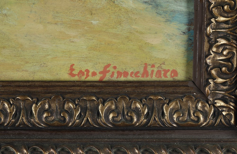 Enzo Finocchiaro - Veduta di Noli