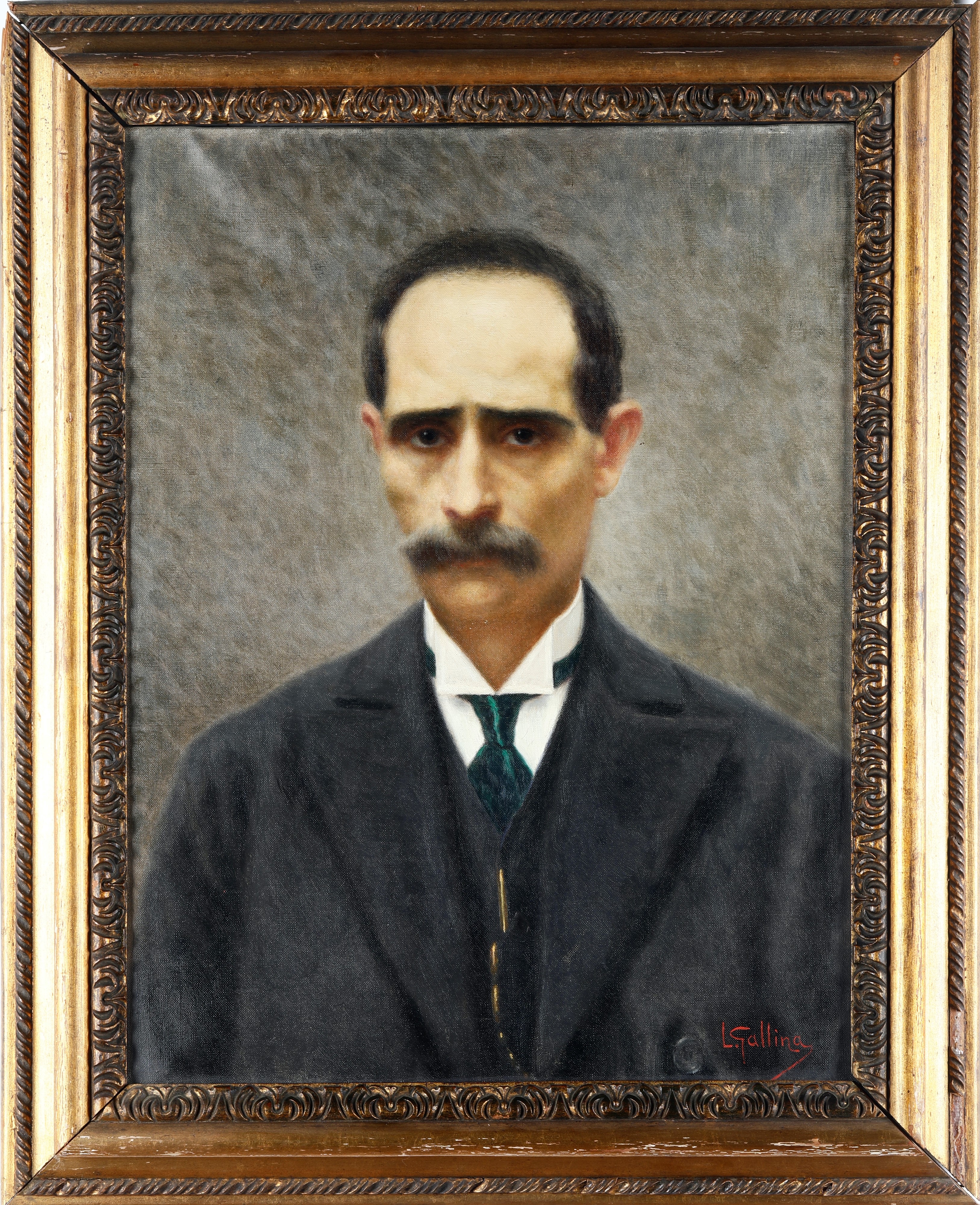 Luigi Gallina - Ritratto Uomo Baffuto