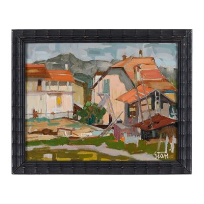 Dal Prato ai Badani (Sassello), olio su tela
