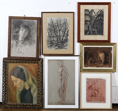Lotto di Disegni e Dipinti
