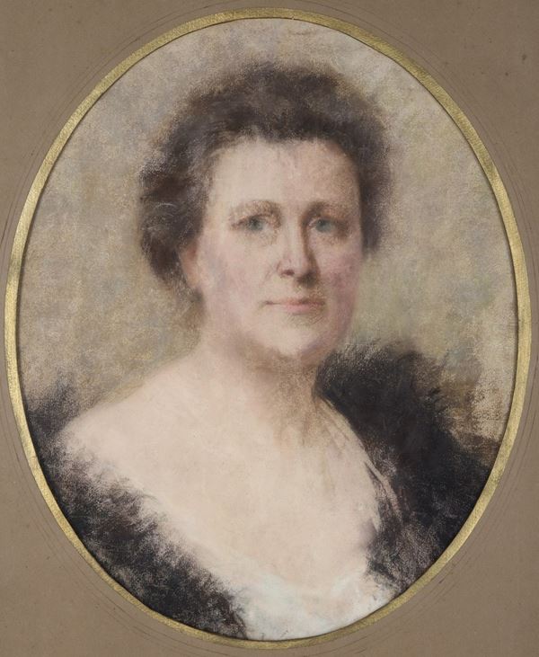 Pittore del XIX-XX secolo Ritratto di dama