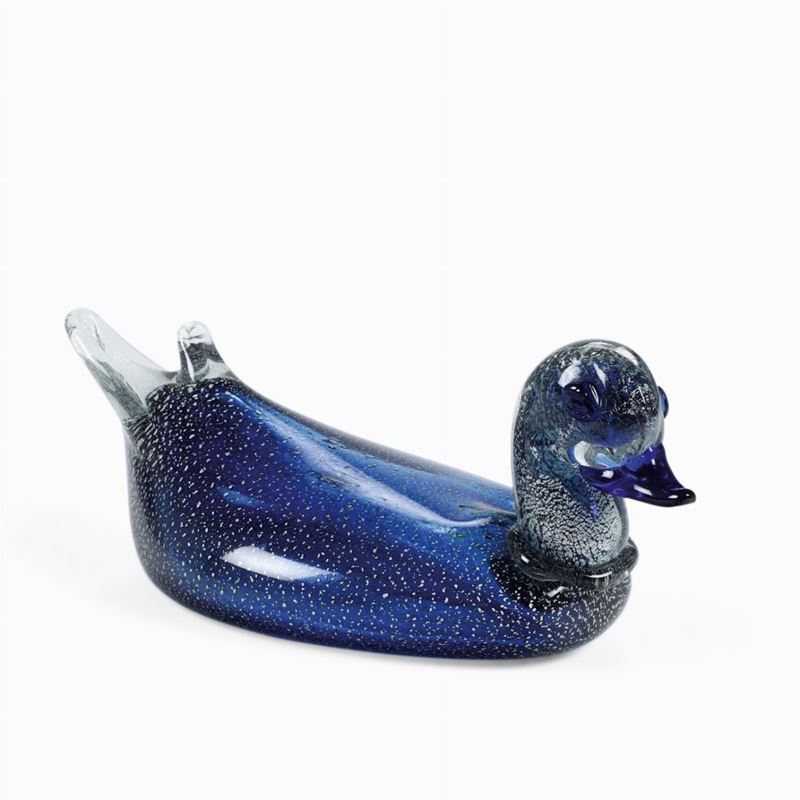 Papera in vetro di Murano  - Asta Antiquariato Settembre - Cambi Casa d'Aste