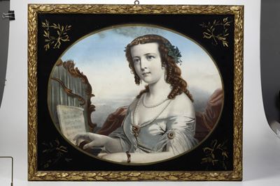 Stampa Colorata Raffigurante Allegoria della Musica