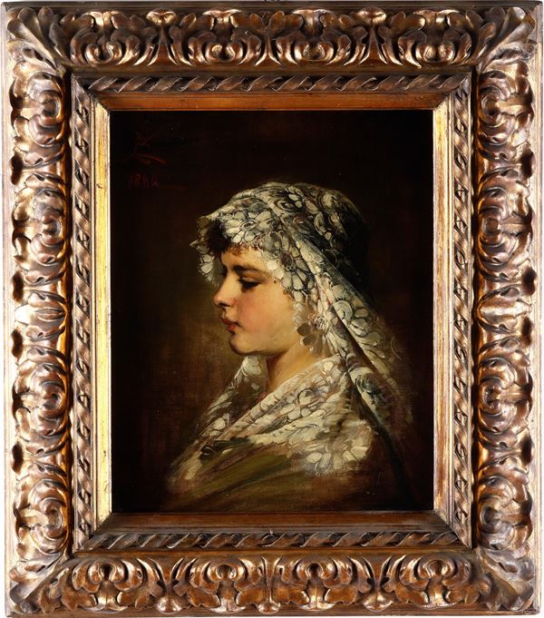 Pittore del XIX-XX secolo Figura femminile
