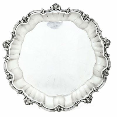 Vassoio. Argenteria Italiana del XX Secolo