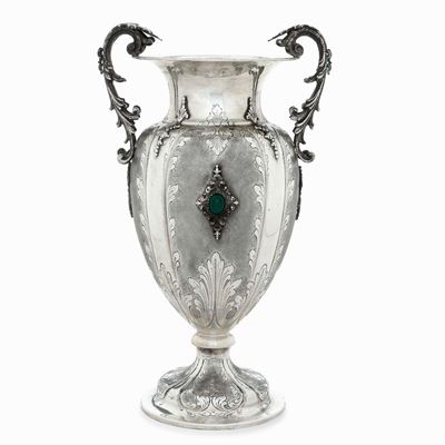 Vaso. Argenteria Artistica Milanese del XX Secolo. Argentiere Carlo Lombardi
