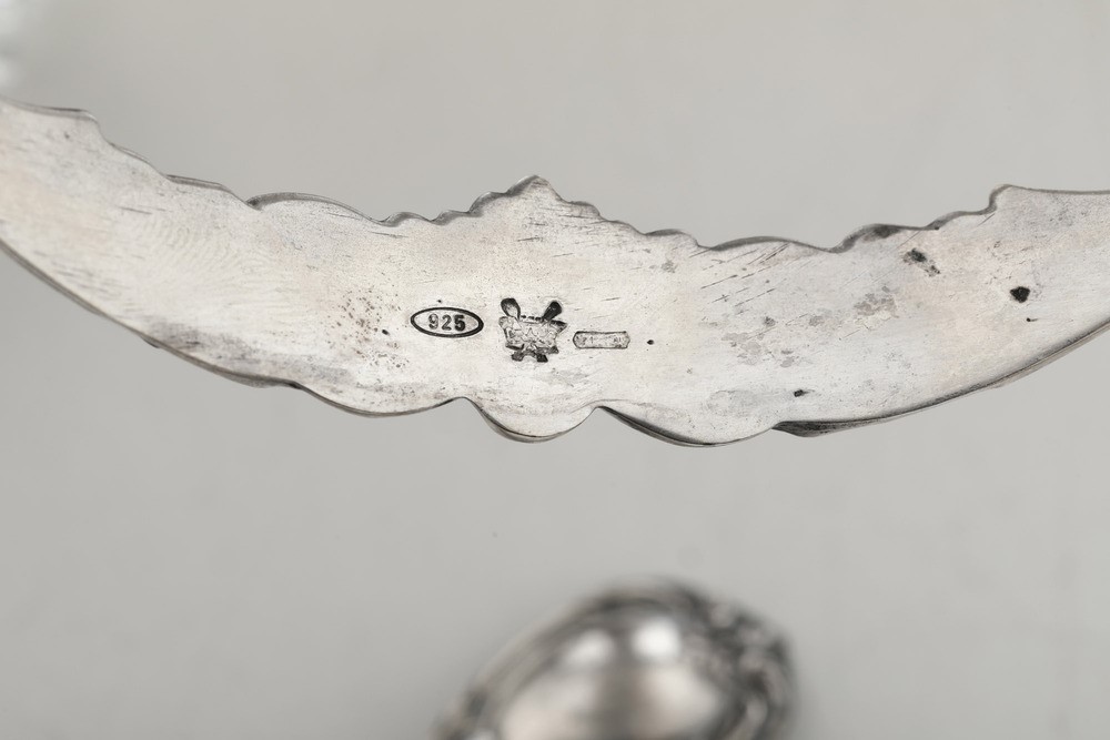 Antipastiera. Argenteria Italiana del XX Secolo, Argentiere Cesa, Alessandria