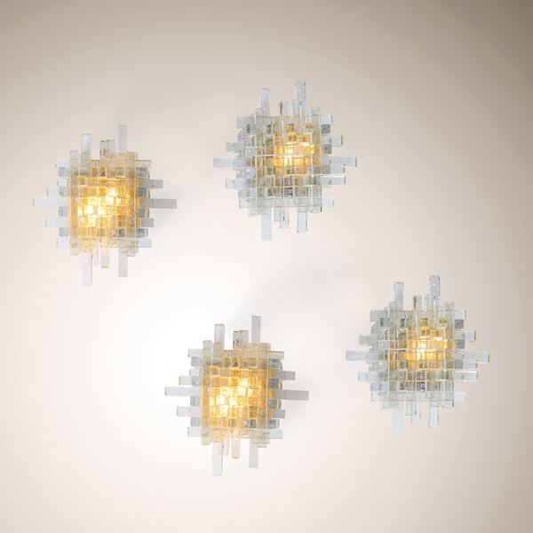 Poliarte - Quattro lampade a parete