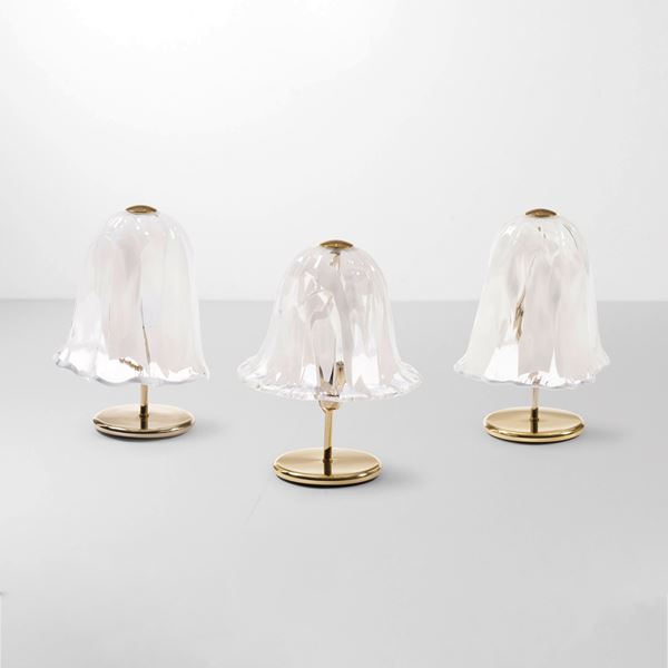 Tre lampade da tavolo