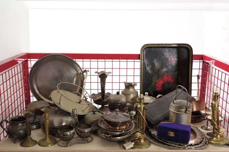 Lotto misto di oggetti in metallo  - Auction Antique September - Cambi Casa d'Aste
