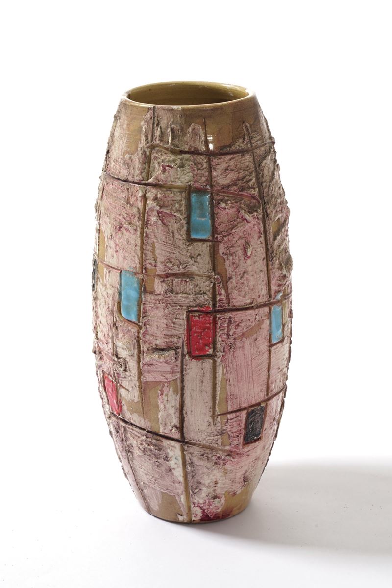 Vaso moderno in ceramica  - Asta Antiquariato Settembre - Cambi Casa d'Aste