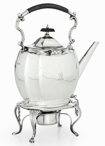 Kettle. Londra 1901. Argentiere Thomas Bradbury & Sons