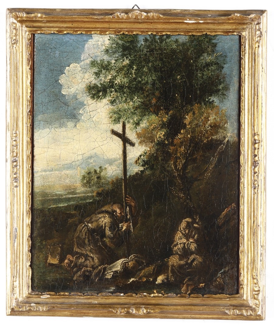 Alessandro Magnasco Detto il Lissandrino - Paesaggi con Frati