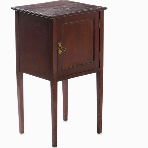 Comodino ad un'anta. XX secolo