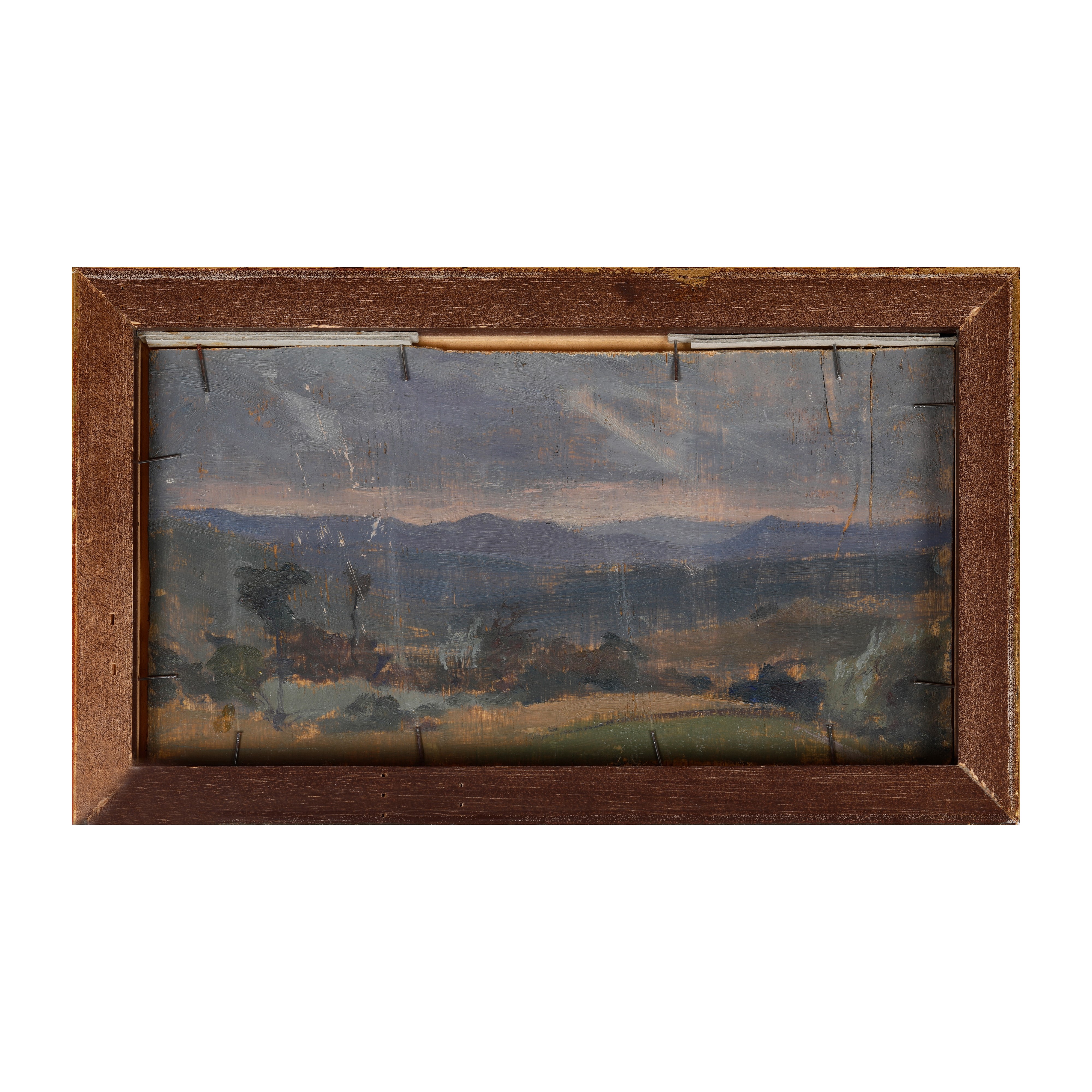 Gino Tommasi - Paesaggio, olio su tavola