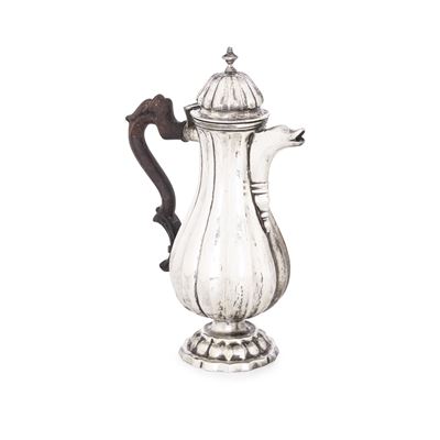 Caffettiera. Italia, XIX Secolo. Marchio di Garanzia per Venezia in Uso dal 1812 al 1872