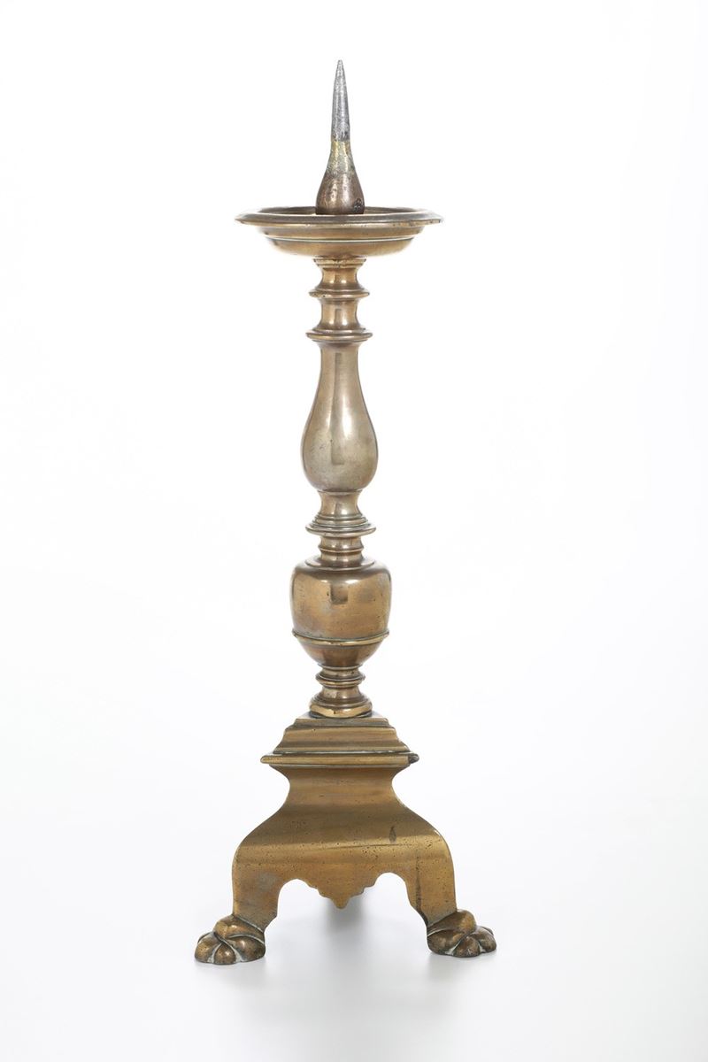 Candeliere in bronzo  - Auction Antique - Cambi Casa d'Aste