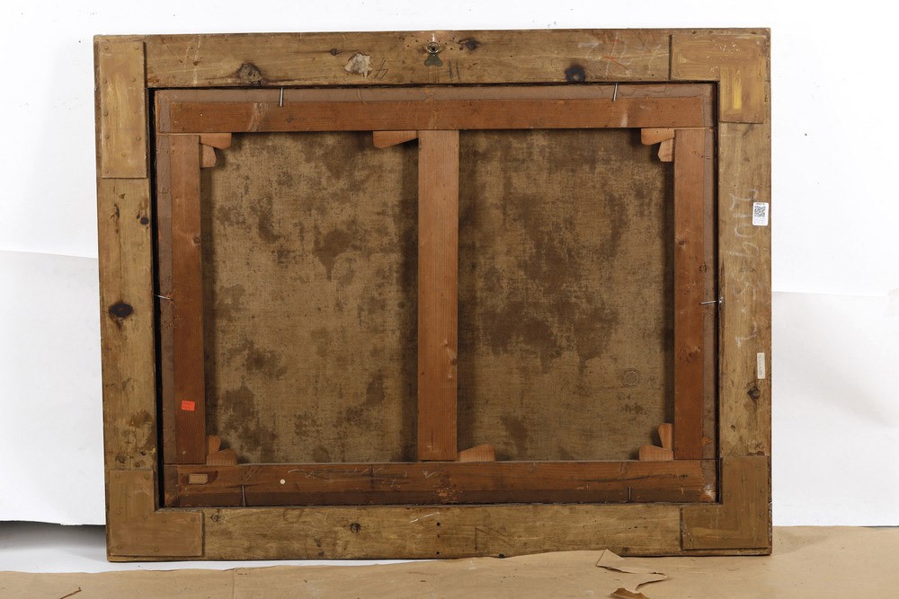 Scuola del XVIII secolo Paesaggi con contadini