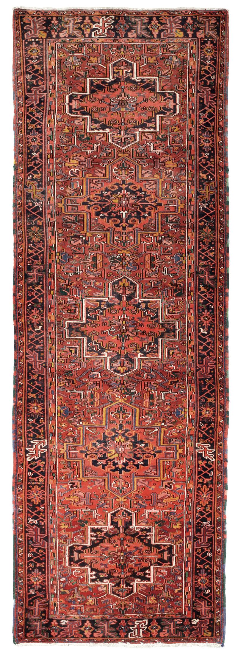 Passatoia Heritz, nord ovest Persia inizio XX secolo  - Auction Antique carpets - Cambi Casa d'Aste