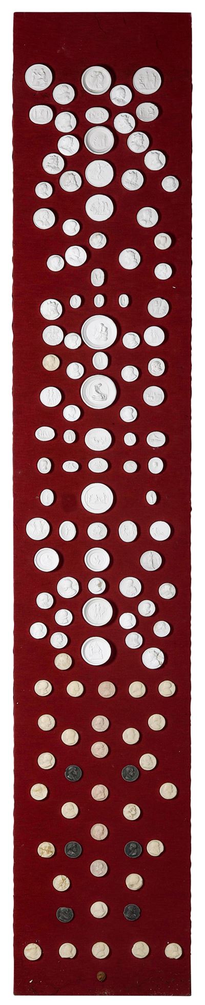 Collezione di calchi in gesso, a soggetto neoclassico, ritrattistico e medaglistico (XIX-XX secol...
