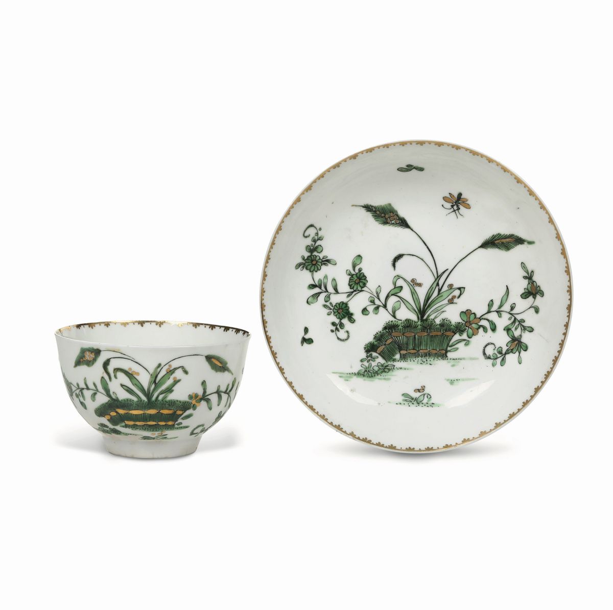 Tazza con Piattinoveneto, Probabilmente Nove, 1800 Circa