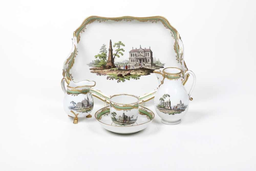 Servizio “solitaire”. Vienna, Manifattura Imperiale, 1770-1780 circa.