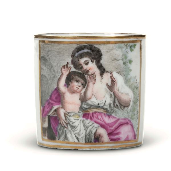 Tazza.<BR>Veneto, XIX secolo.