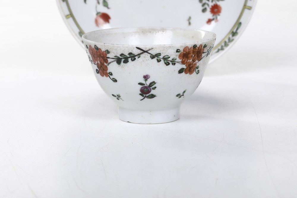 Una Tazza e un Piattino.nove, Manifattura Antonibon, XVIII Secolo.