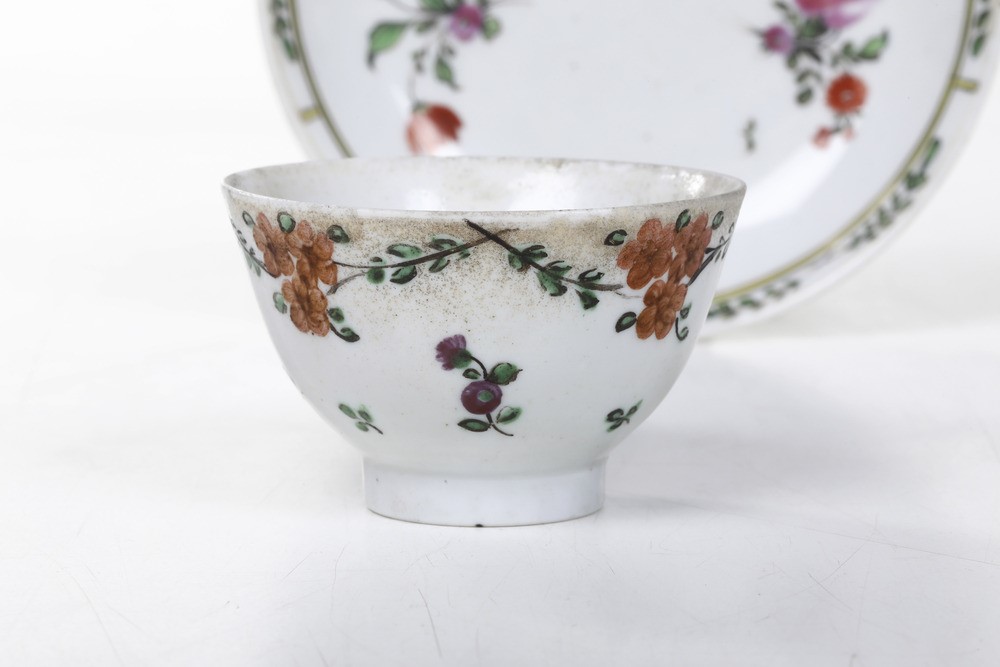 Una Tazza e un Piattino.nove, Manifattura Antonibon, XVIII Secolo.