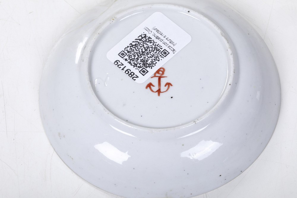 Tazza con Piattinovenezia, Manifattura Cozzi, 1770 Circa