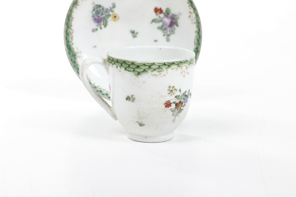 Tazza con Piattino.nove, Manifattura Antonibon, XVIII Secolo.