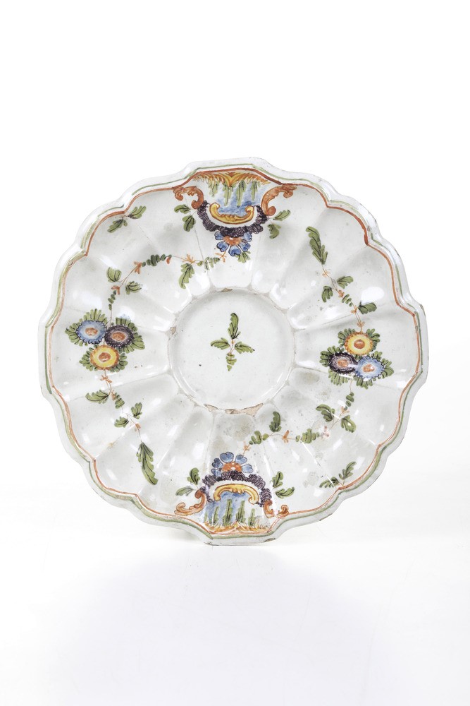 Una Tazza da Brodo e un Sottopiatto. Nove, Manifattura Antonibon, XVIII e XIX Secolo.
