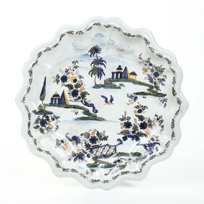 Piatto.nove, Manifattura Antonibon, 1760-1780.