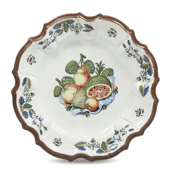 Grande piatto Nove, Manifattura di Pasquale Antonibon, verso il 1750