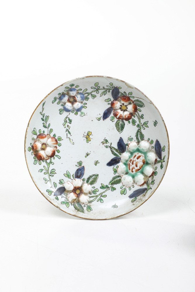 Una Tazza e un Piattino. Milano, Manifattura Pasquale Rubati o Felice Clerici, 1760–1780.