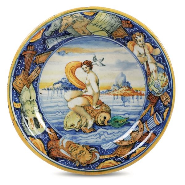 Coppa Venezia, bottega di mastro Domenego, terzo quarto del XVI secolo 