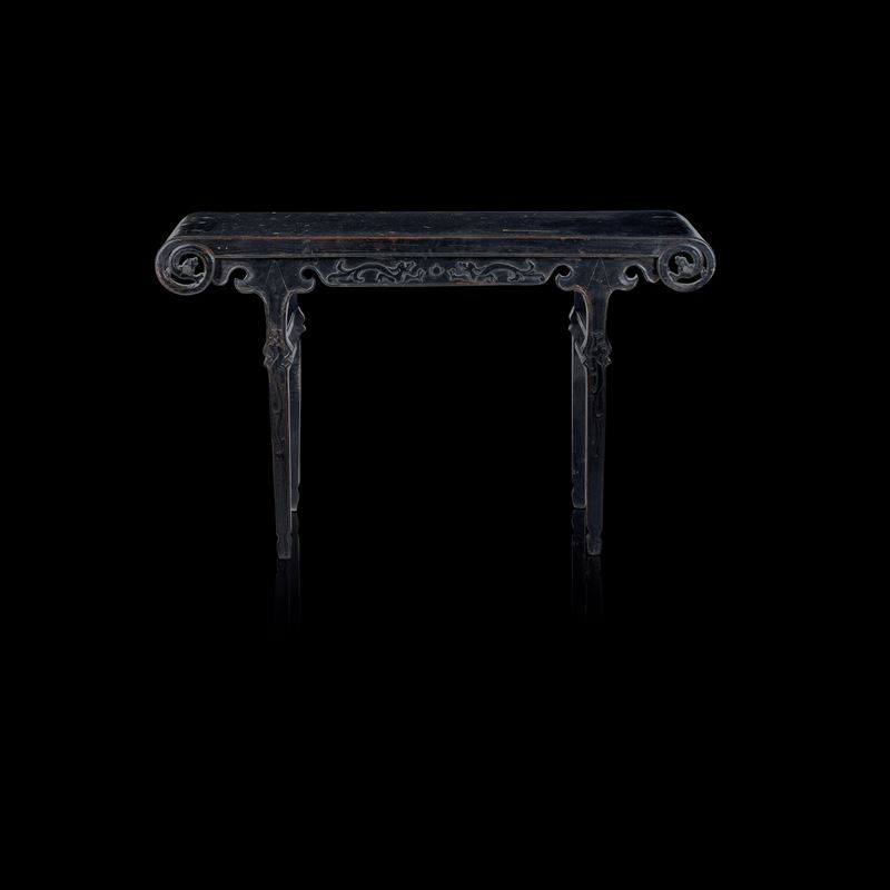 A fruitwood console table, China, 1800s  - Auction Fine Chinese Works of Art - Cambi Casa d'Aste