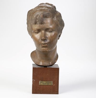 Otello Montaguti (milano 1921-2005) Testa Femminile