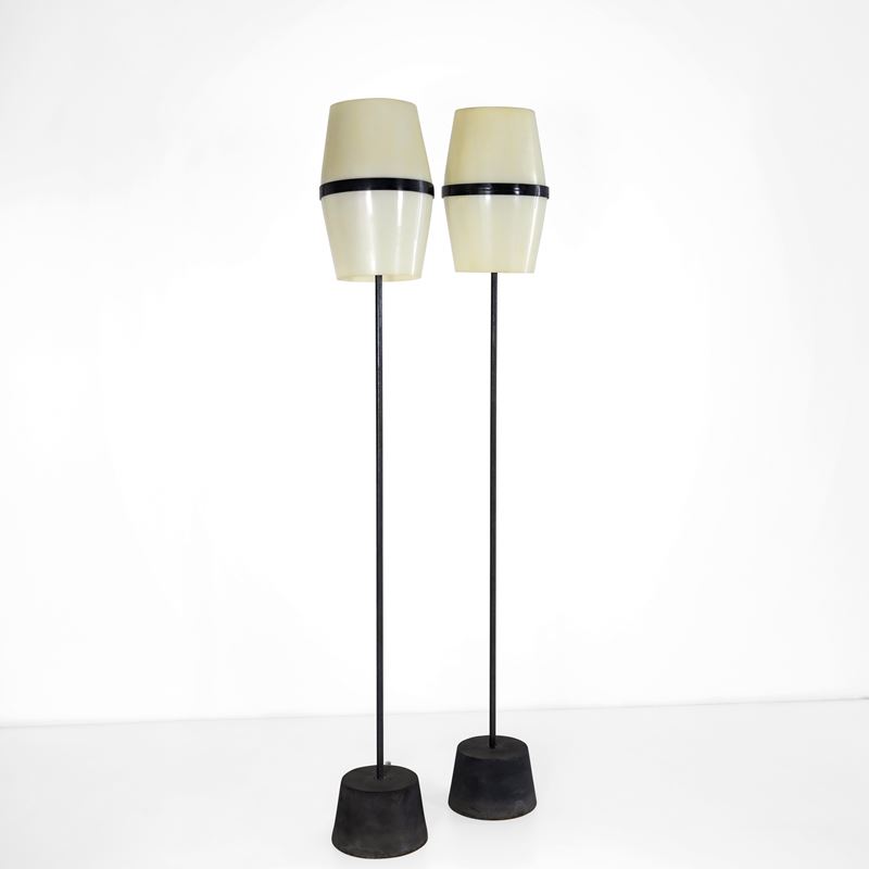 Roberto Menghi : Due lampade da terra  - Asta Design 200 - Cambi Casa d'Aste