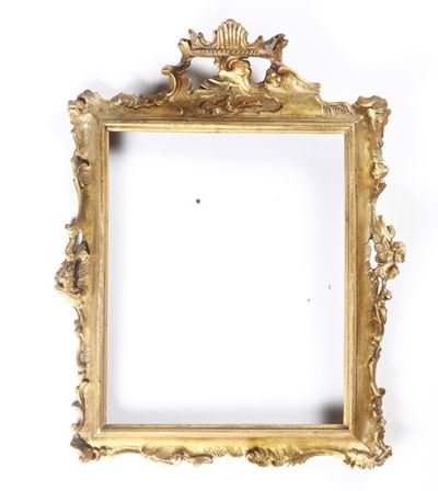 Cornice in Legno Intagliato e Dorato. Veneto XVIII Secolo