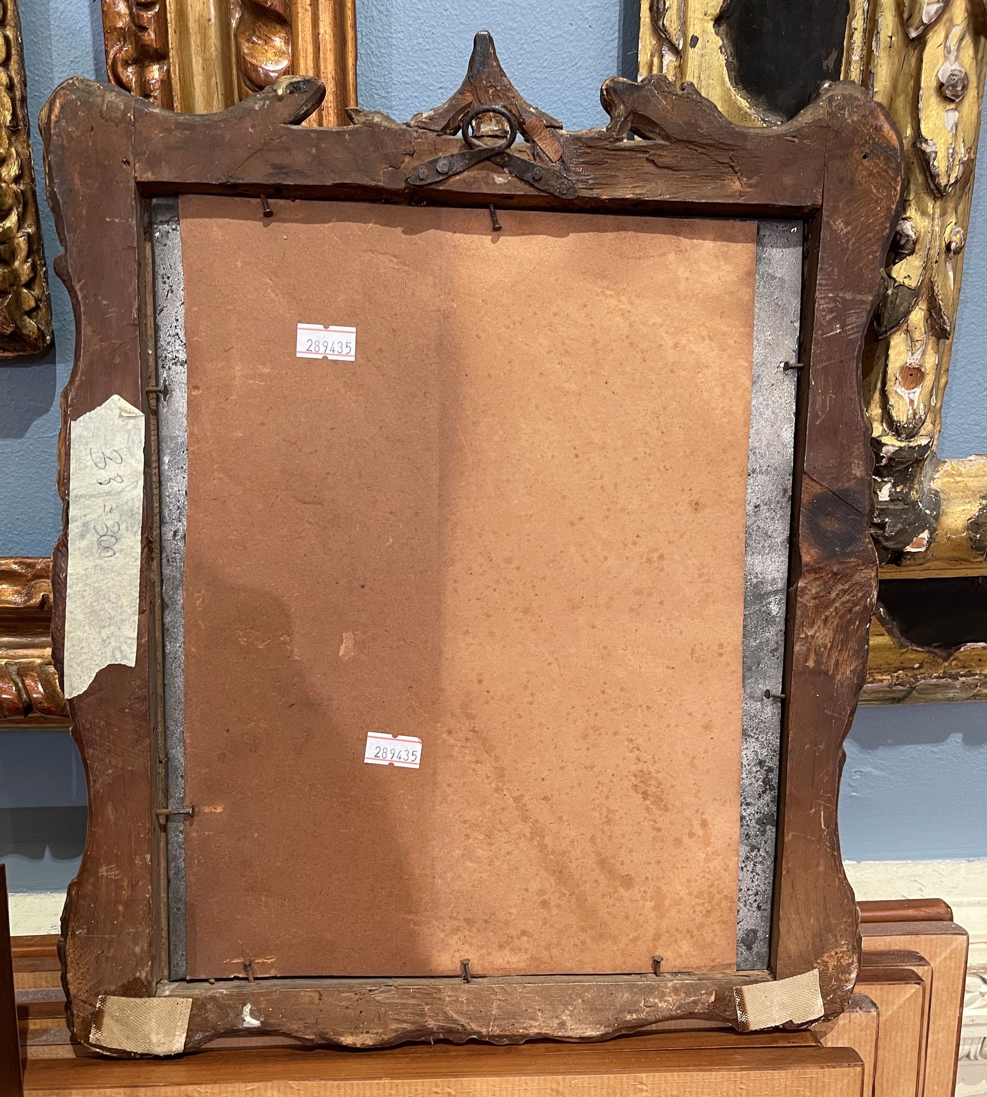 Cornice Sagomata in Legno Dorato. XIX Secolo